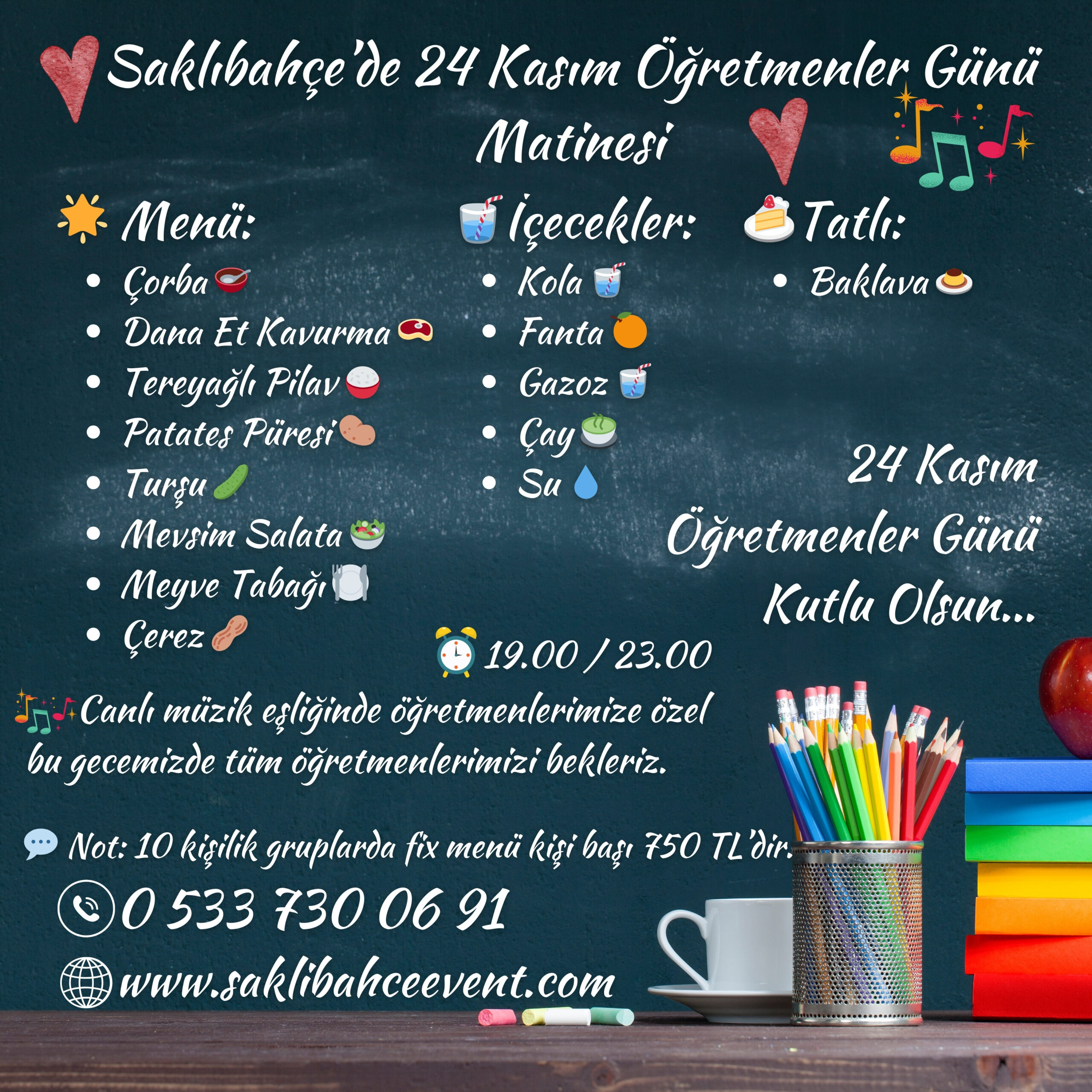 Öğretmenler Günü Matinesi Canlı Müzik Eğlence Mekanı